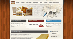 Desktop Screenshot of dreveneobklady.eu